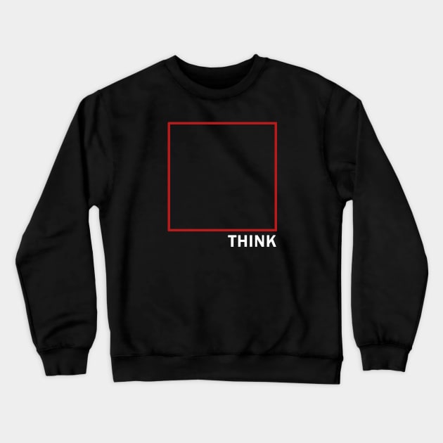 Think outside the box Crewneck Sweatshirt by valentinahramov